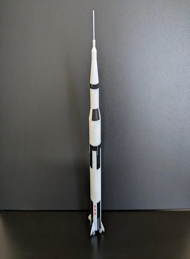 3D CRAFT V Rocket Model, Scale Replica, White and Black, Display Collectible - Image 1